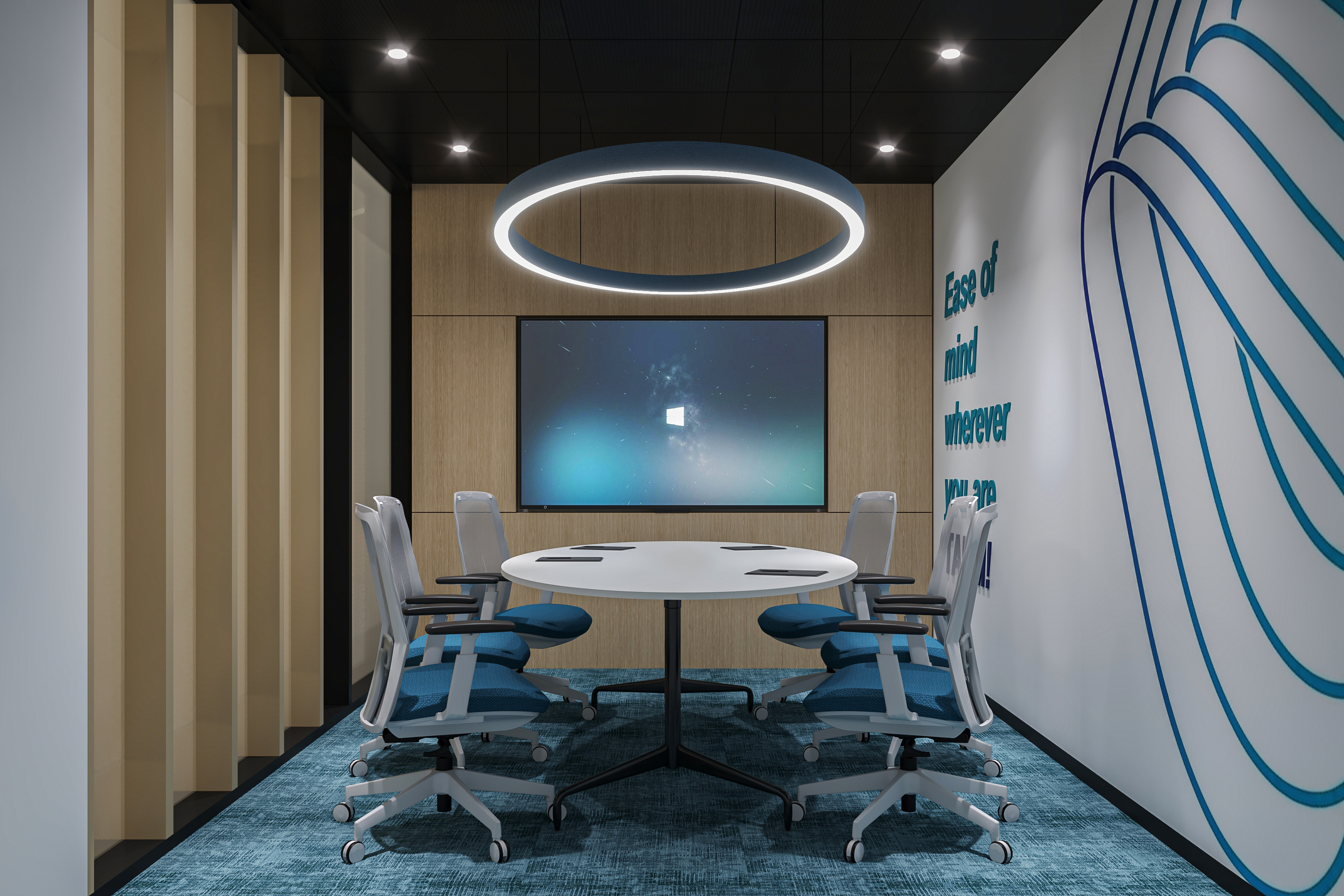 Integrated linear lighting designed around architectural details